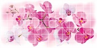 Панель ПВХ Мозаика Орхидея Розея 480*955*0,2мм 3902431
