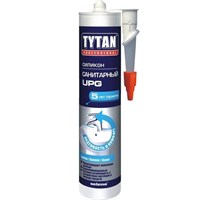 Герметик TYTAN силиконовый санитарный UPG бесцветный, 280 мл.