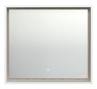 Зеркало CERSANIT LOUNA 80 с подсветкой прямоугольное универсальное белое
