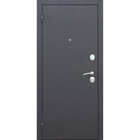 Дверь металлическая Гарда Муар Дуб Сонома/Белый ясень (860мм) левая