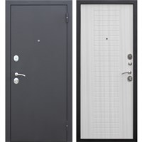 Дверь металлическая Гарда Муар Дуб Сонома/Белый ясень (860мм) правая