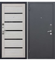 Дверь металлическая Гарда Муар Лиственница мокко Царга (960мм) левая