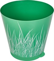 Горшок Easy Grow D200 для цветов с прикорневым поливом 4л Зеленая трава арт.ING47020ЗТ