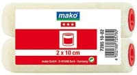 Валик MAKO сменный велюр (для рукоятки 6мм) 10см 2 шт. в пакете 728510-02/728511-02