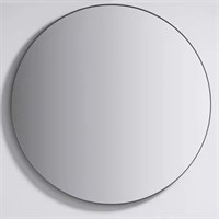 Зеркало для ванной комнаты AQWELLA Fargo 80 черный RM0208BLK