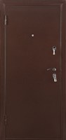 Дверь металлическая ПРИМА-2066/880/R Дуб коньяк/антик медь