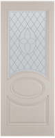 Полотно ЛЕСКОМ дверное Экшпон Неаполь ясень золотой витражное стекло 80