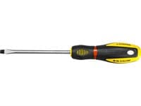 Отвертка STAYER PROFI PROTech, двухкомп рукоятка, намагниченная, Сr-Mo, SL5, 5х100мм 25131-05-10_z02 Отвертка STAYER PROFI PROTech, двухкомп рукоятка, намагниченная, Сr-Mo, SL5, 5х100мм 25131-05-10_z02