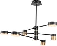 Светильник потолочный ESCADA 10246/6 LED*56W Black/Gold