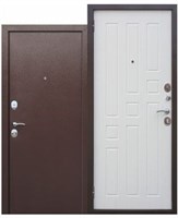 Дверь металлическая 8мм Гарда Белый Ясень (860мм) правая