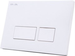 Клавиша AM.PM Pro S для инсталляции пневматическая, пластик, белый I047001