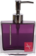 Дозатор PRIMANOVA ROMA для жидкого мыла,фиолетовый D-14720