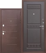 Дверь металлическая 10см Троя медный антик Венге (960) левая