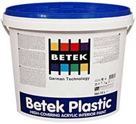 Краска водоэмульсионная BETEK Plasic 7,5л для внутренних работ