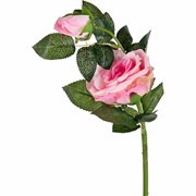 Цветок искусственный LEFARD Роза высота-43см 100% полиэстер 23-368