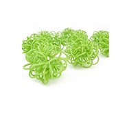 Ротанг шары-петельки светло-зелёные набор 10 шт 2289754