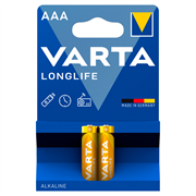 Батарейка VARTA Longlife Extra Micro 1.5V-LR03/AAA (2шт) арт.0001-4103-101-412