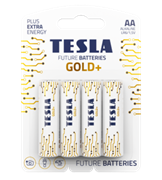 Батарейка TESLA AA GOLD+(LR06/BLISTER FOIL 4PCS) 1099137206