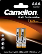 Батарейки CAMELION AAA-600mAh Ni-Mh (NH-AAA600BP2, аккумулятор,1,2В) BL-2шт (блистер) 2695