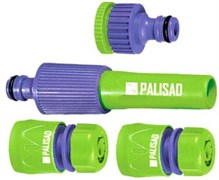 Набор PALISAD для подключения шланга 3/4 (распылитель,3 адаптера к распылителю) 65179
