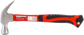 Молоток-гвоздодер MATRIX слесарный 450гр, боек 27мм, фибергласовая обрезиненная ручка 10450
