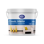 Краска ALANTEX Interior washing снежнобелая для стен и потолков 24 кг