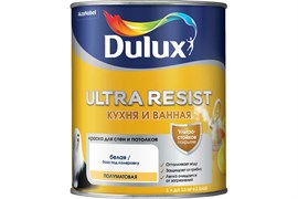 Краска Dulux Ultra Resist Кухня и ванная полуматовая 1л 5239229