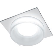 Светильник потолочный Feron под лампу MR16 G5.3 белый квадрат DL2901 поворотный металл+акрил 41134