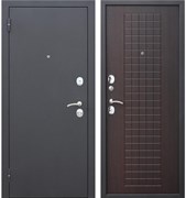 Дверь металлическая Гарда Муар Венге (860мм) левая