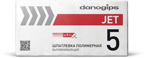 Шпатлевка DANOGIPS полимерная выравнивающая DANO JET 5 25кг