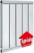 Радиатор отопительный алюминиевый TIPIDO 1000/8 (белый)
