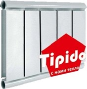 Радиатор отопительный алюминиевый TIPIDO 250/10 (белый)