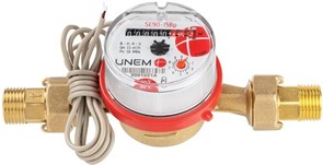 Счетчик воды UNEM se90-15bp универсальный, импульсный, класс В, с комплектом