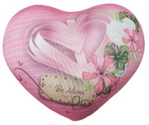 Подушка Антистрессовая сердце Оформление розовое Be mine Heart 17асс07ив-1