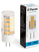 Лампа светодиодная Feron LB-432 Капсульная JCD 5W 230V G4 6400К 25862