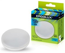 Лампа светодиодная ERGOLUX LED-GX53-15W-4500К 14239