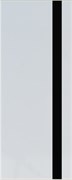 Полотно ЛЕСКОМ дверное ROYAL-2 белый софт, стекло черное 200*80