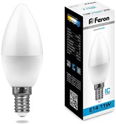 Лампа светодиодная Feron 11W 230V E14 6400K С35 LB-770 25943