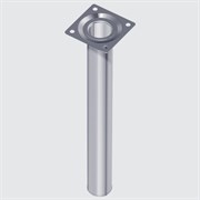 Ножка стальная, труба/LOSE/D30/M10/10cm weiss alu. 11100-00005
