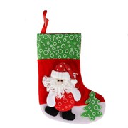 Носок для подарков 19*26см Дед мороз с елкой 511974