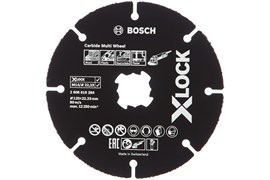 Круг отрезной BOSCH X-LOCK по дереву для УШМ 125мм 2608619284