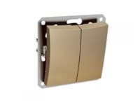 Выключатель WESSEN ДУЭТ WDE000451 скр.уст. 2-кл б/рамки (250В,10А) Выключатель WESSEN ДУЭТ WDE000451 скр.уст. 2-кл б/рамки (250В,10А)