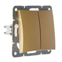 Выключатель WESSEN ДУЭТ WDE000453 скр.уст. 2-кл с индикатором б/рамки (250В,10А) Выключатель WESSEN ДУЭТ WDE000453 скр.уст. 2-кл с индикатором б/рамки (250В,10А)