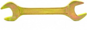 Ключ СИБРТЕХ рожковый 30*32мм желтый цинк 14315