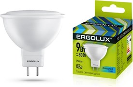 Лампа светодиодная ERGOLUX LED-JCDR-9W-GU5.3-4K 13625