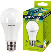 Лампа светодиодная ERGOLUX LED-A60-12W-E27-6K ЛОН 12152/12880
