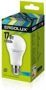 Лампа светодиодная ERGOLUX LED-A60-17W-E27-4K ЛОН 13180