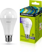 Лампа светодиодная ERGOLUX LED-A70-30W-E27-6K ЛОН 14230