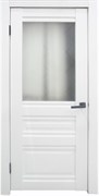 Полотно ЛЕСКОМ дверное Экшпон Венеция-2 белый софт витражное стекло 80