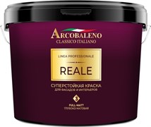 Краска РАДУГА Arcobaleno Reale суперстойкая для фасадов и интерьеров 2,7л
